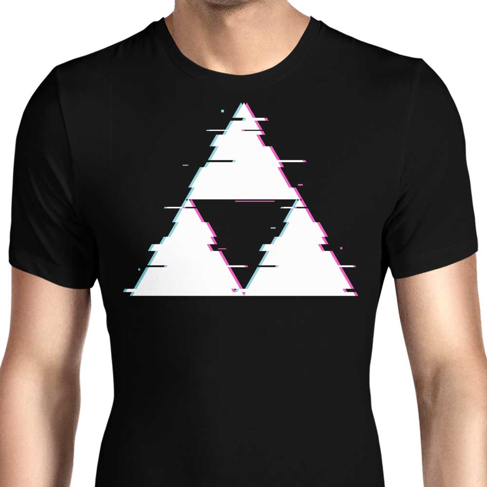 Glitch Triforce Men's Apparel - Adult & Kids T-Shirts, Sweatshirts & Hoodies apparel design preview 1
