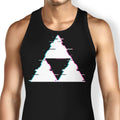 Glitch Triforce Tank Top - Adult & Kids T-Shirts, Sweatshirts & Hoodies apparel design preview 1