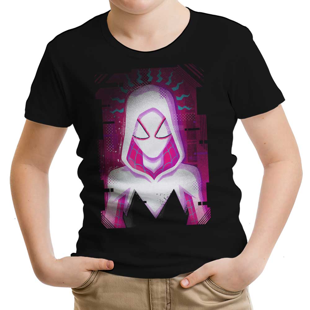 Glitched Gwen Youth Apparel - Adult & Kids T-Shirts, Sweatshirts & Hoodies apparel design preview 1