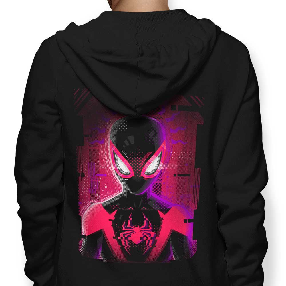 Glitched Morales - Adult & Kids T-Shirts, Sweatshirts & Hoodies apparel design preview 1