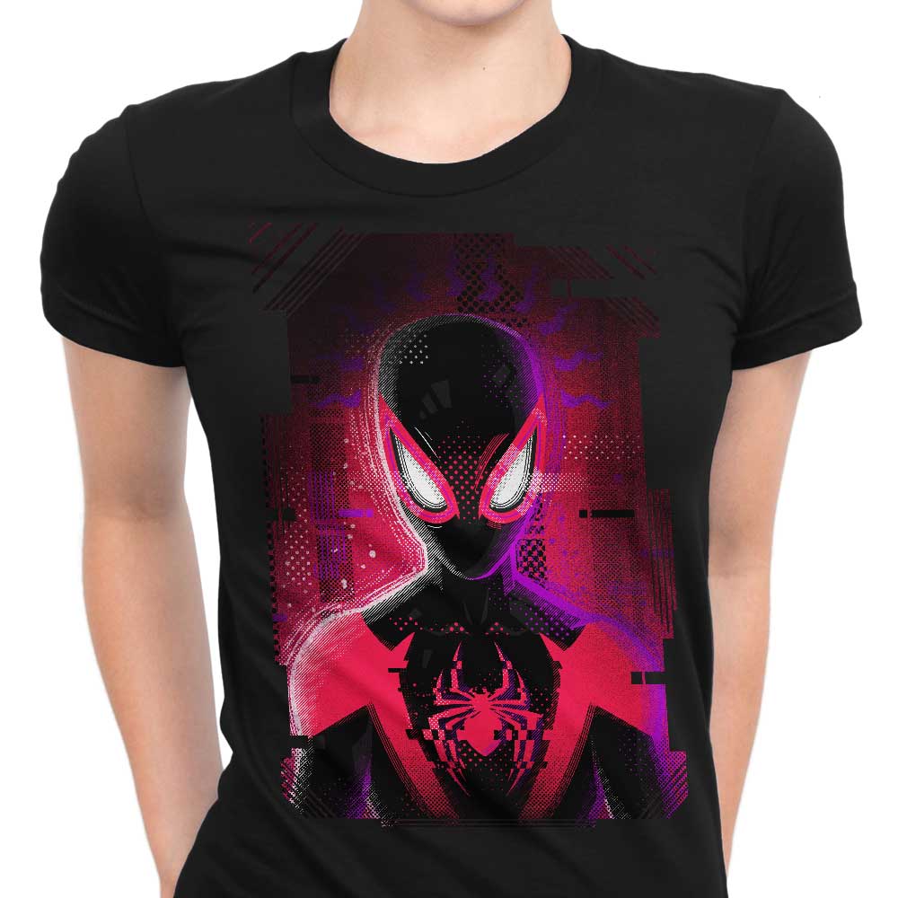 Glitched Morales Women's Apparel - Adult & Kids T-Shirts, Sweatshirts & Hoodies apparel design preview 1