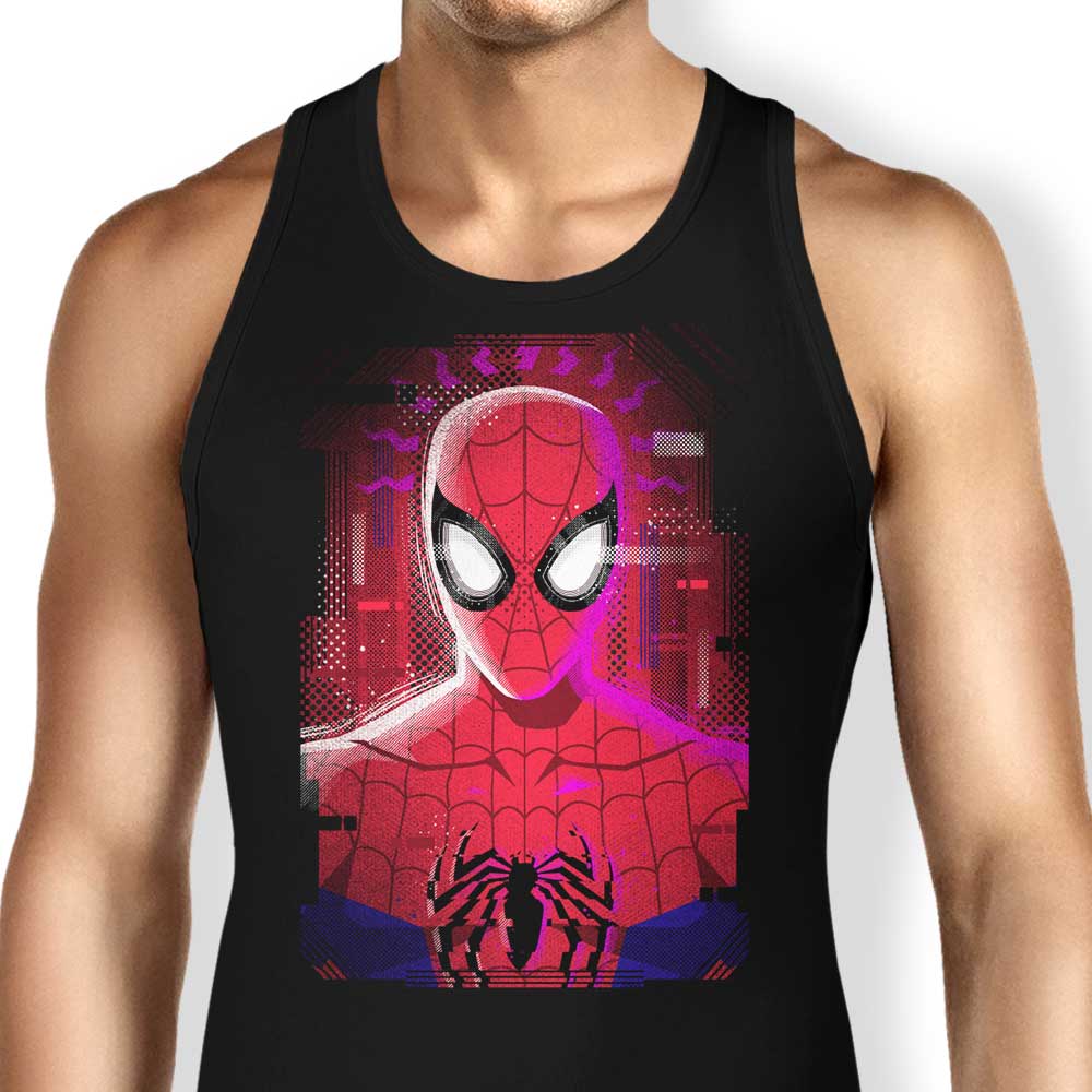 Glitched Parker Tank Top - Adult & Kids T-Shirts, Sweatshirts & Hoodies apparel design preview 1