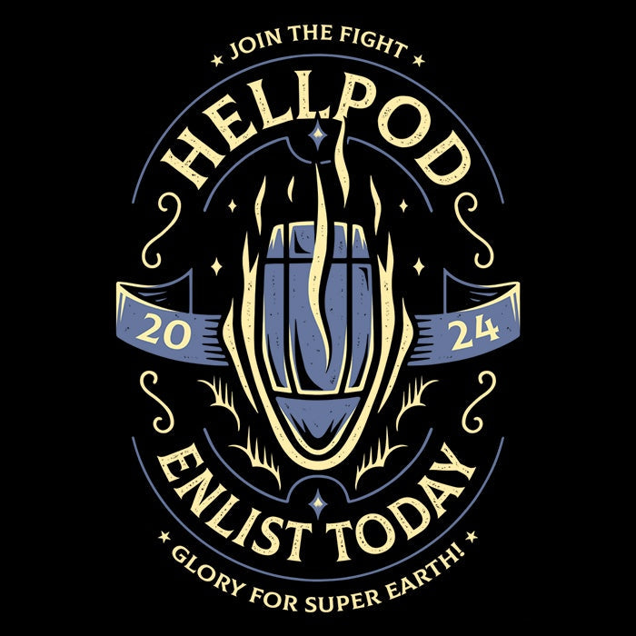 Glory for Super Earth Coasters - Adult & Kids T-Shirts, Sweatshirts & Hoodies apparel design preview 1