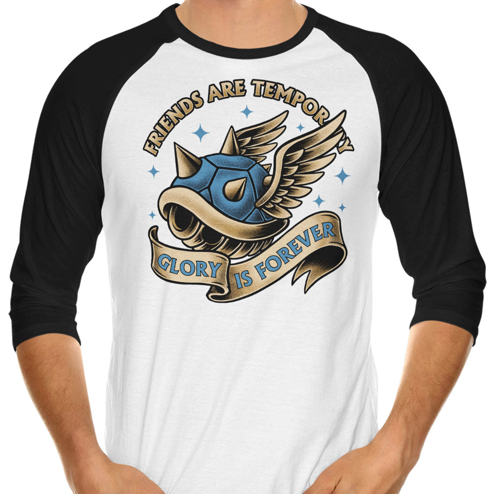 Glory is Forever 3/4 Sleeve Raglan - Adult & Kids T-Shirts, Sweatshirts & Hoodies apparel design preview 1