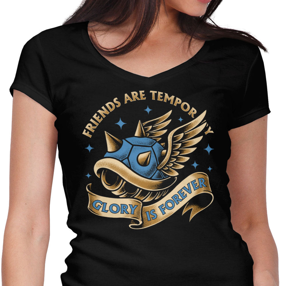 Glory is Forever Women's V-Neck - Adult & Kids T-Shirts, Sweatshirts & Hoodies apparel design preview 1