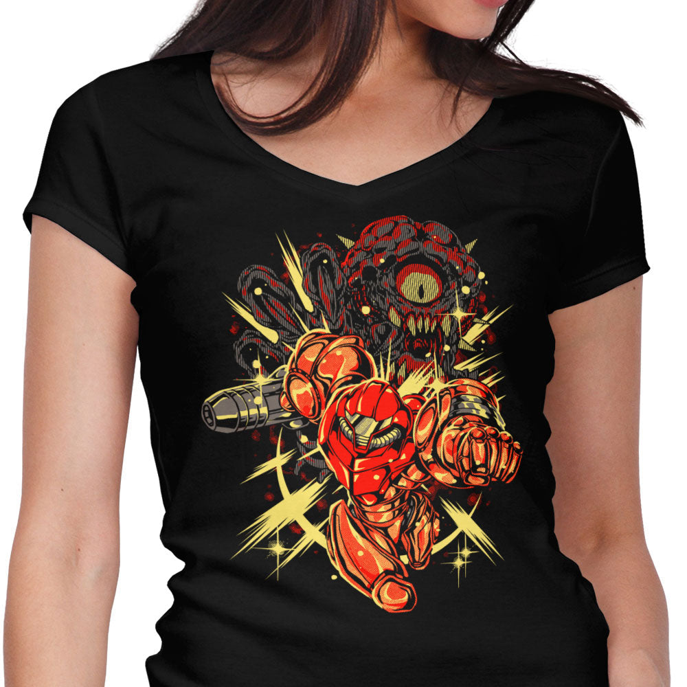 Glow of Hope Women's V-Neck - Adult & Kids T-Shirts, Sweatshirts & Hoodies apparel design preview 1