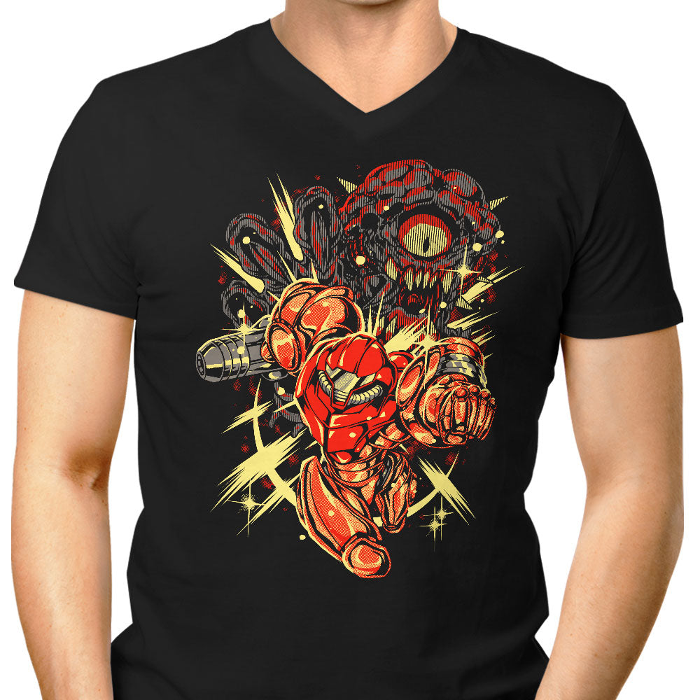 Glow of Hope Men's V-Neck - Adult & Kids T-Shirts, Sweatshirts & Hoodies apparel design preview 1