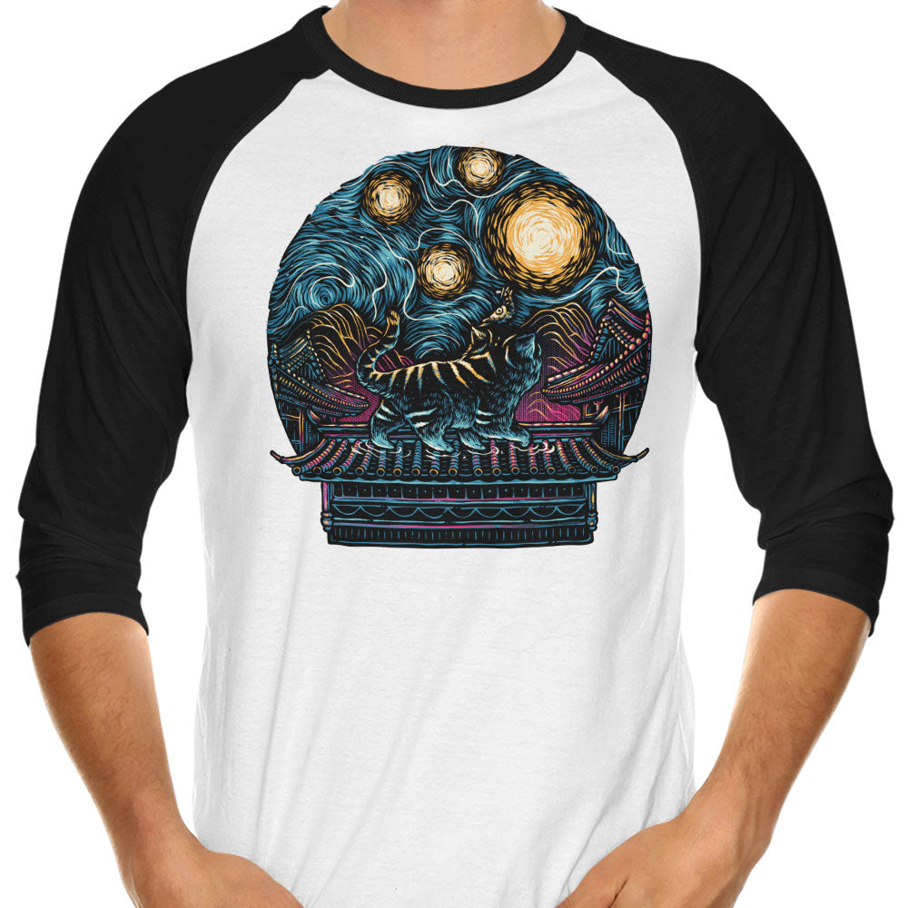 Glow of the Honmoon 3/4 Sleeve Raglan - Adult & Kids T-Shirts, Sweatshirts & Hoodies apparel design preview 1