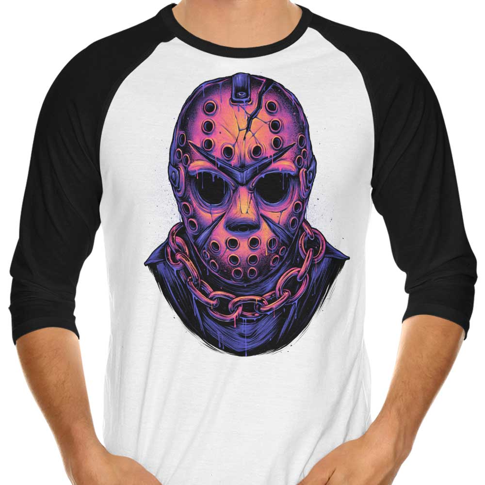 Glowing Camper 3/4 Sleeve Raglan - Adult & Kids T-Shirts, Sweatshirts & Hoodies apparel design preview 1