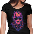Glowing Camper Women's V-Neck - Adult & Kids T-Shirts, Sweatshirts & Hoodies apparel design preview 1