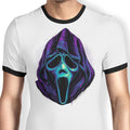 Glowing Ghost Ringer - Adult & Kids T-Shirts, Sweatshirts & Hoodies apparel design preview 1