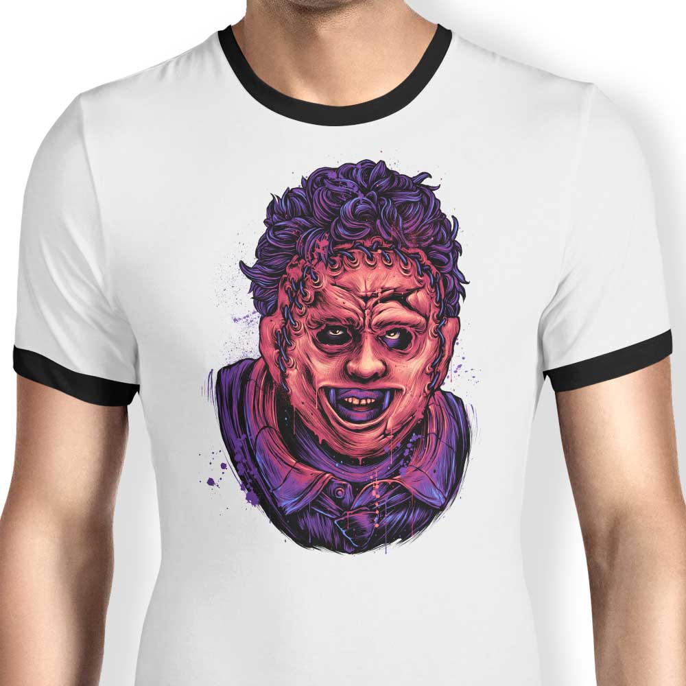 Glowing Leather Maker Ringer - Adult & Kids T-Shirts, Sweatshirts & Hoodies apparel design preview 1