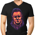 Glowing Slasher Men's V-Neck - Adult & Kids T-Shirts, Sweatshirts & Hoodies apparel design preview 1