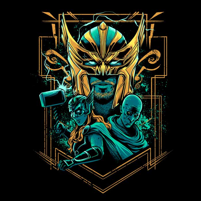 Glowing Thunder Men's Apparel - Adult & Kids T-Shirts, Sweatshirts & Hoodies apparel design preview 2