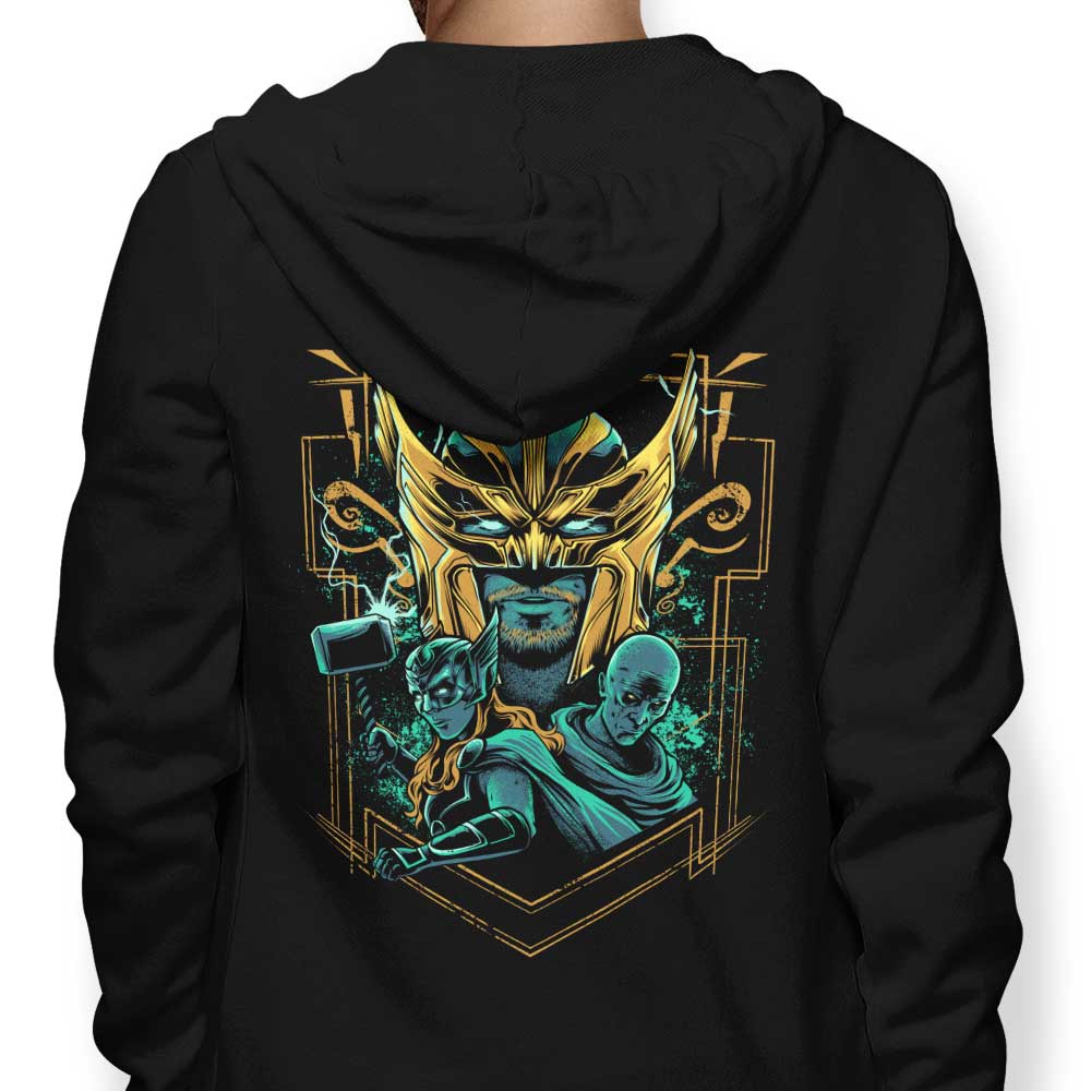 Glowing Thunder - Adult & Kids T-Shirts, Sweatshirts & Hoodies apparel design preview 1