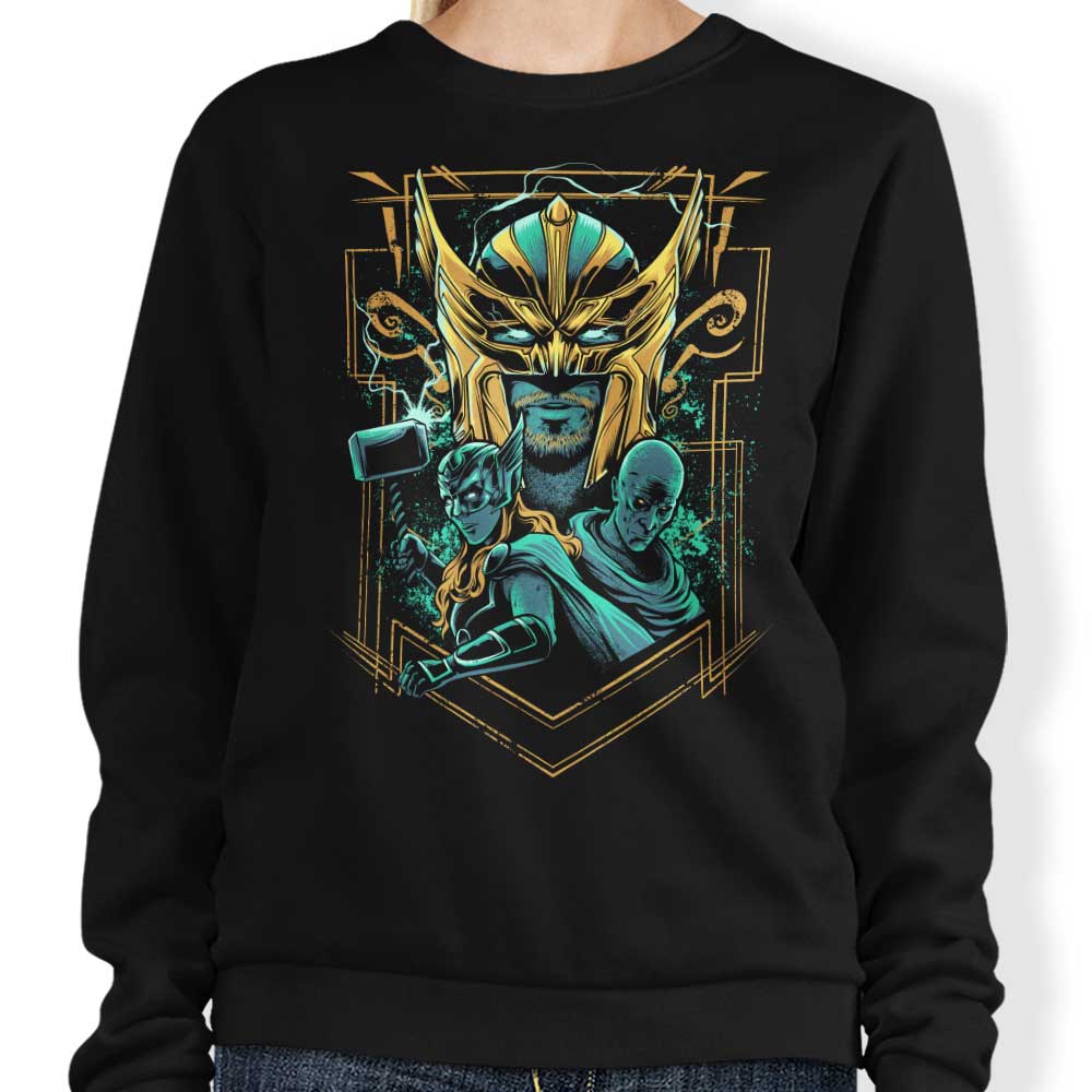 Glowing Thunder - Adult & Kids T-Shirts, Sweatshirts & Hoodies apparel design preview 1