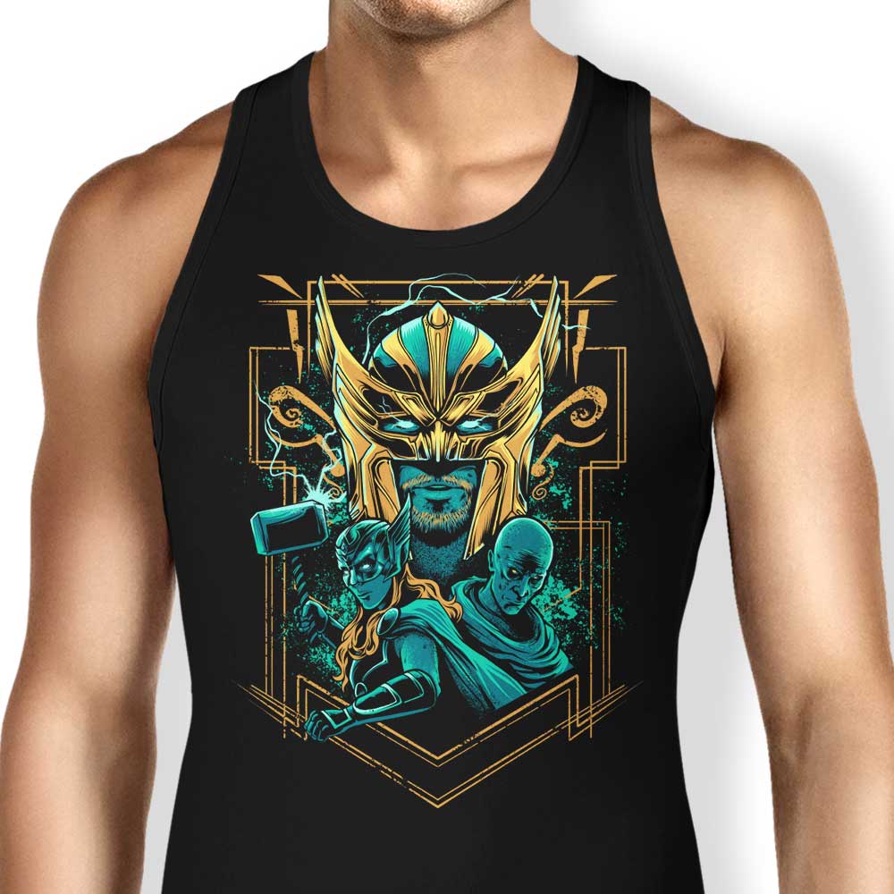 Glowing Thunder Tank Top - Adult & Kids T-Shirts, Sweatshirts & Hoodies apparel design preview 1