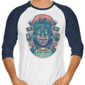 Glowing Werewolf 3/4 Sleeve Raglan - Adult & Kids T-Shirts, Sweatshirts & Hoodies apparel design preview 1