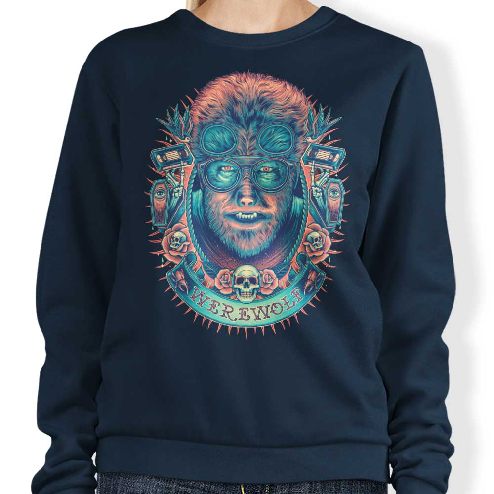 Glowing Werewolf - Adult & Kids T-Shirts, Sweatshirts & Hoodies apparel design preview 1