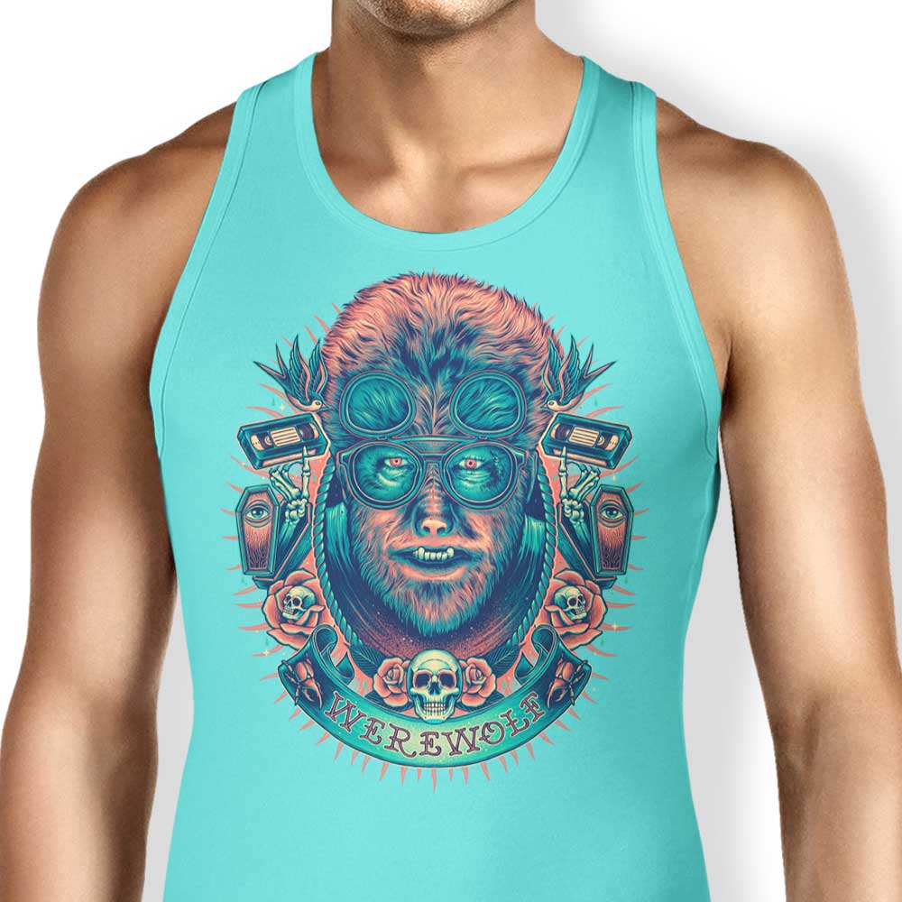 Glowing Werewolf Tank Top - Adult & Kids T-Shirts, Sweatshirts & Hoodies apparel design preview 1