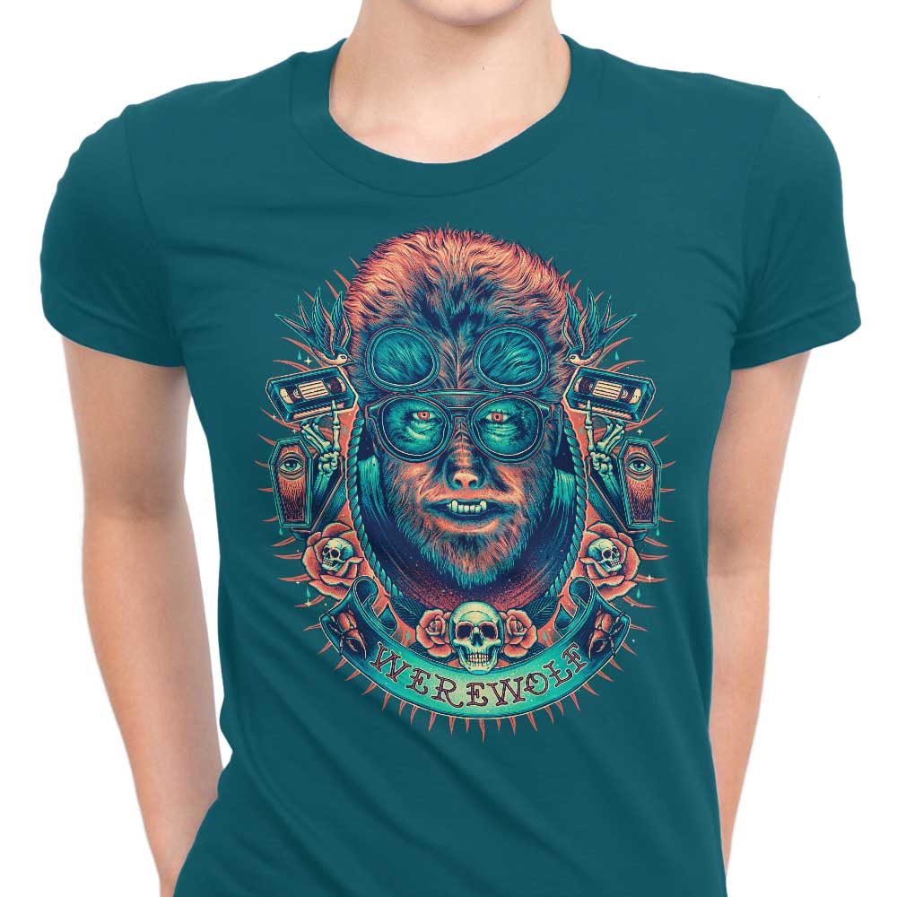 Glowing Werewolf Women's Apparel - Adult & Kids T-Shirts, Sweatshirts & Hoodies apparel design preview 1
