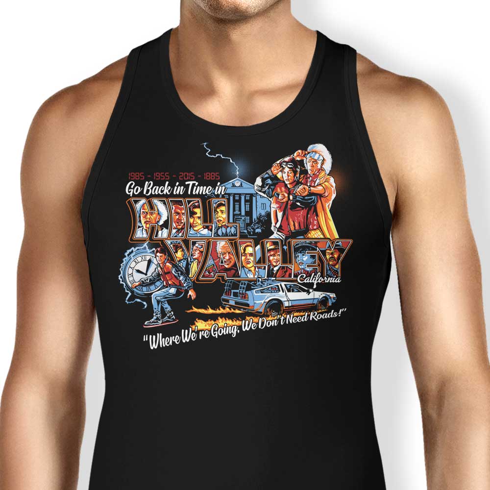 Go Back in Time Tank Top - Adult & Kids T-Shirts, Sweatshirts & Hoodies apparel design preview 1
