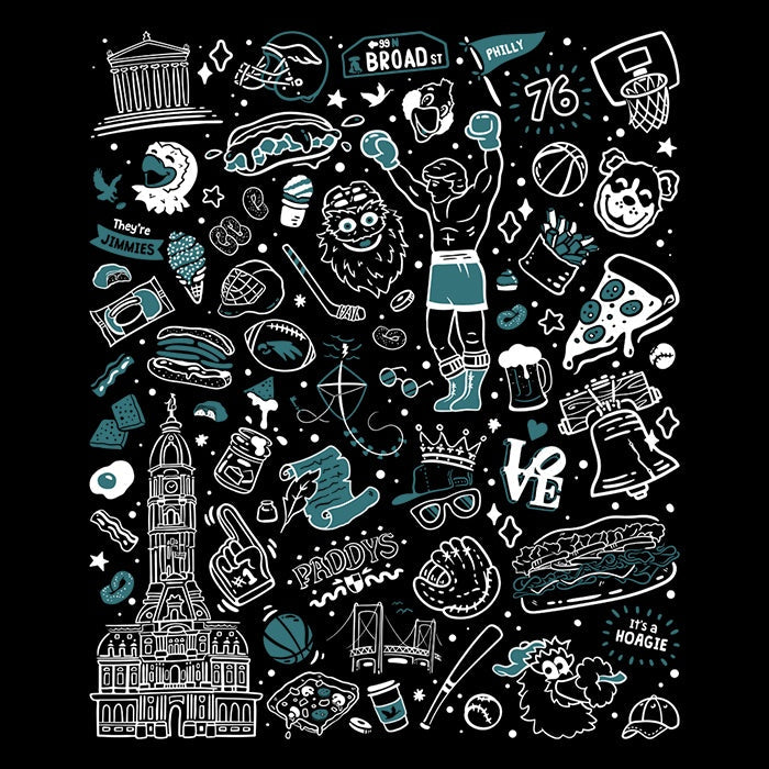 Go Birds Men's V-Neck - Adult & Kids T-Shirts, Sweatshirts & Hoodies apparel design preview 2