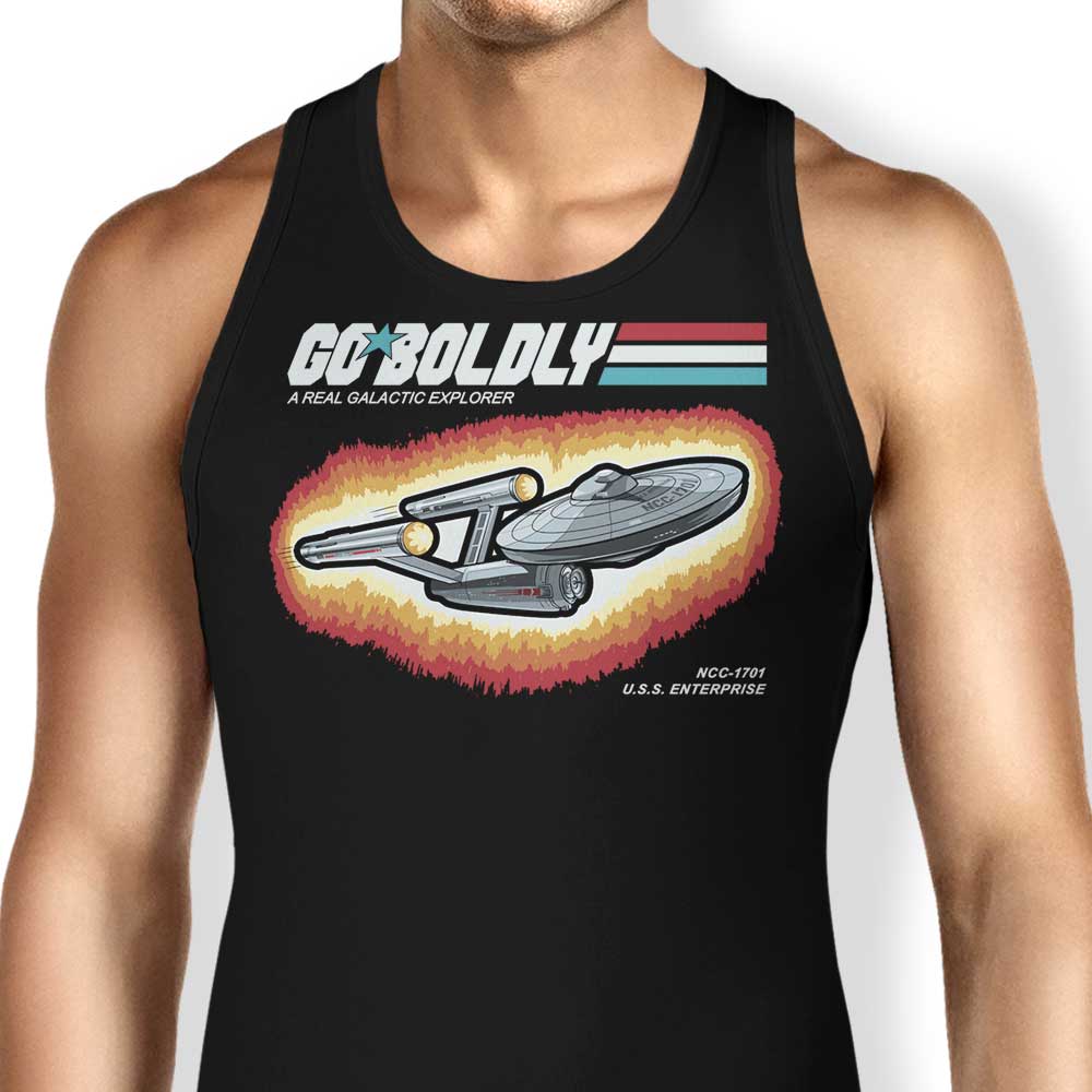 Go Boldly Tank Top - Adult & Kids T-Shirts, Sweatshirts & Hoodies apparel design preview 1