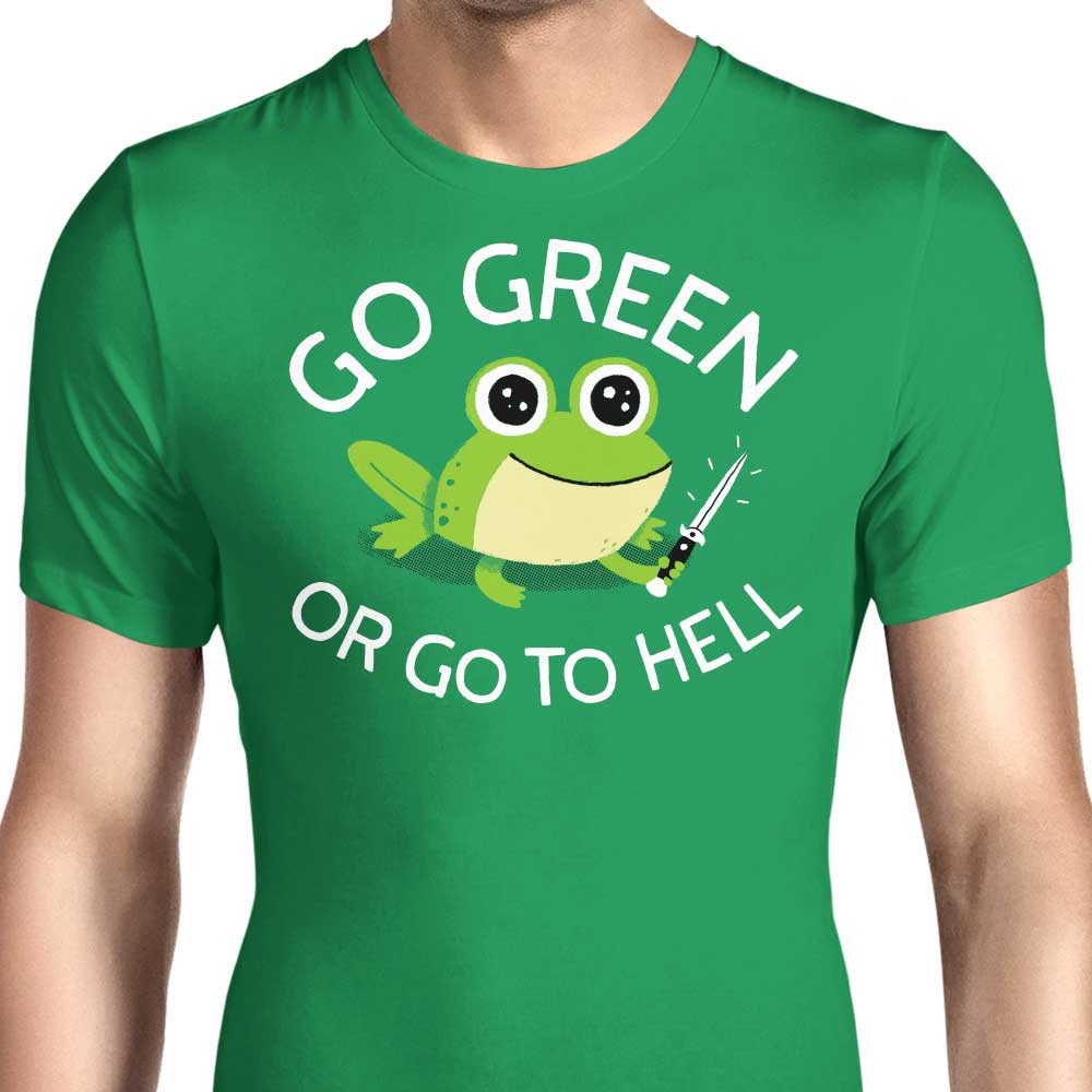 Go Green Men's Apparel - Adult & Kids T-Shirts, Sweatshirts & Hoodies apparel design preview 1