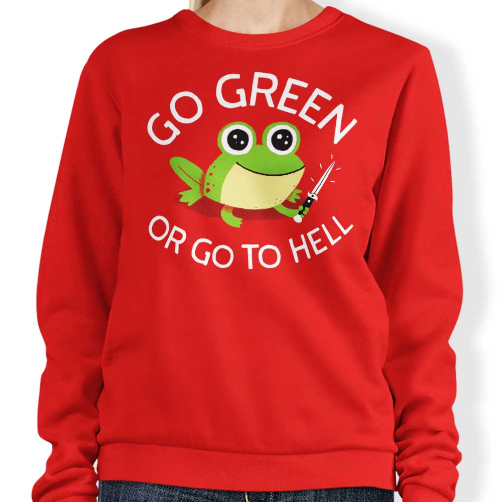 Go Green - Adult & Kids T-Shirts, Sweatshirts & Hoodies apparel design preview 1