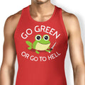 Go Green Tank Top - Adult & Kids T-Shirts, Sweatshirts & Hoodies apparel design preview 1
