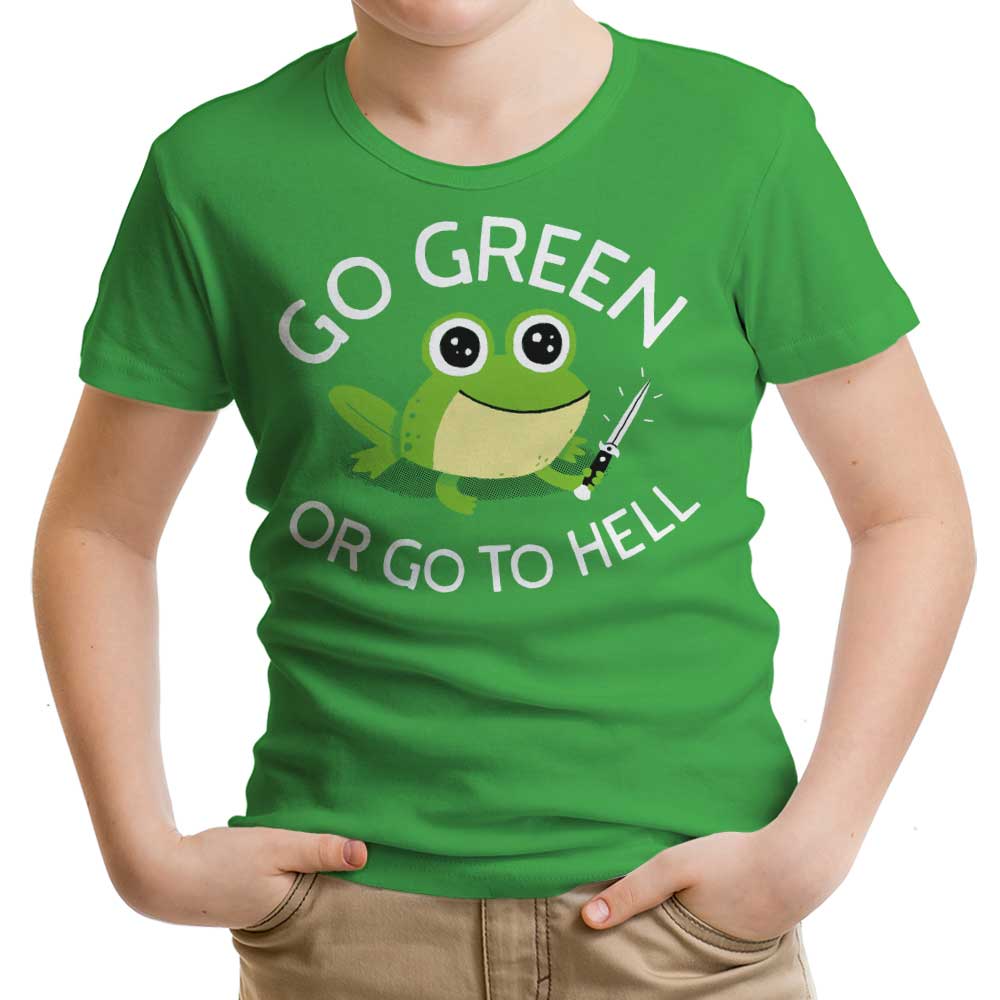 Go Green Youth Apparel - Adult & Kids T-Shirts, Sweatshirts & Hoodies apparel design preview 1