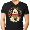 Go Haunt Yourself Men's V-Neck - Adult & Kids T-Shirts, Sweatshirts & Hoodies apparel design preview 1