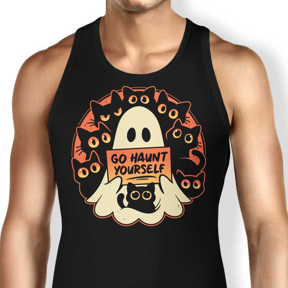 Go Haunt Yourself Tank Top - Adult & Kids T-Shirts, Sweatshirts & Hoodies apparel design preview 1