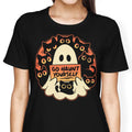 Go Haunt Yourself Women's Apparel - Adult & Kids T-Shirts, Sweatshirts & Hoodies apparel design preview 1