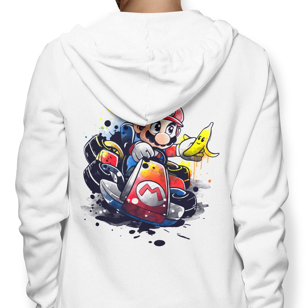 Go Kart Watercolor - Adult & Kids T-Shirts, Sweatshirts & Hoodies apparel design preview 1