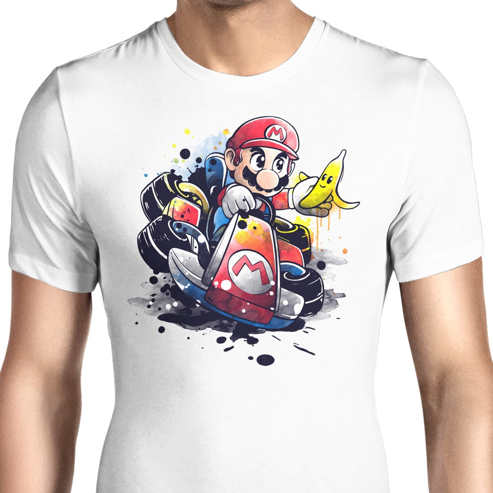 Go Kart Watercolor Men's Apparel - Adult & Kids T-Shirts, Sweatshirts & Hoodies apparel design preview 1
