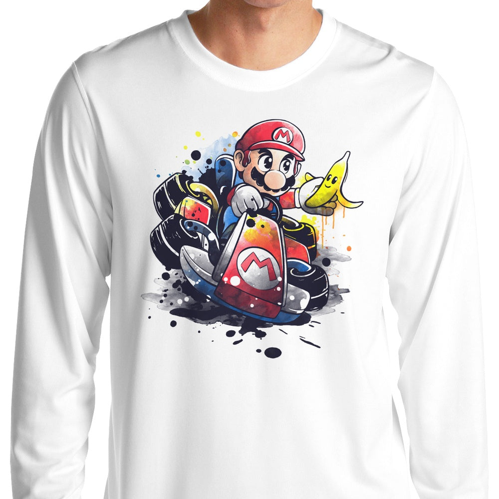 Go Kart Watercolor - Adult & Kids T-Shirts, Sweatshirts & Hoodies apparel design preview 1
