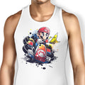 Go Kart Watercolor Tank Top - Adult & Kids T-Shirts, Sweatshirts & Hoodies apparel design preview 1