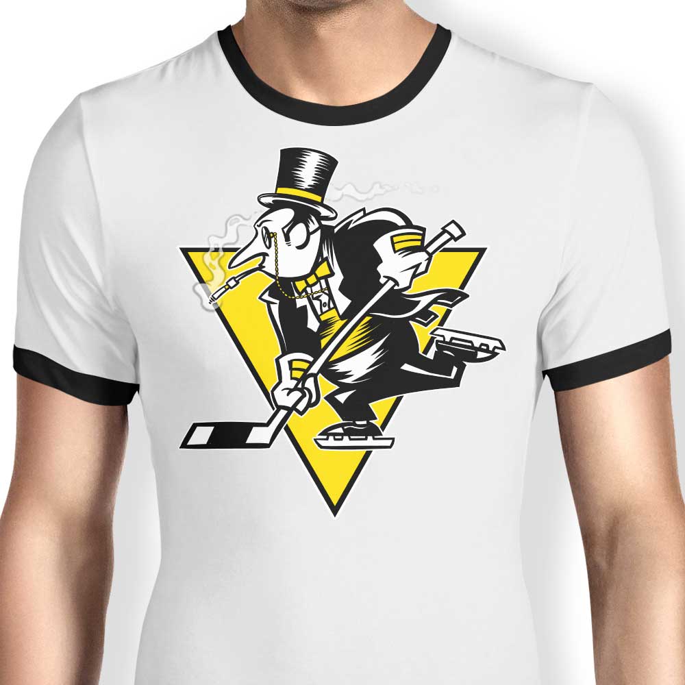 Go Pens Ringer - Adult & Kids T-Shirts, Sweatshirts & Hoodies apparel design preview 1