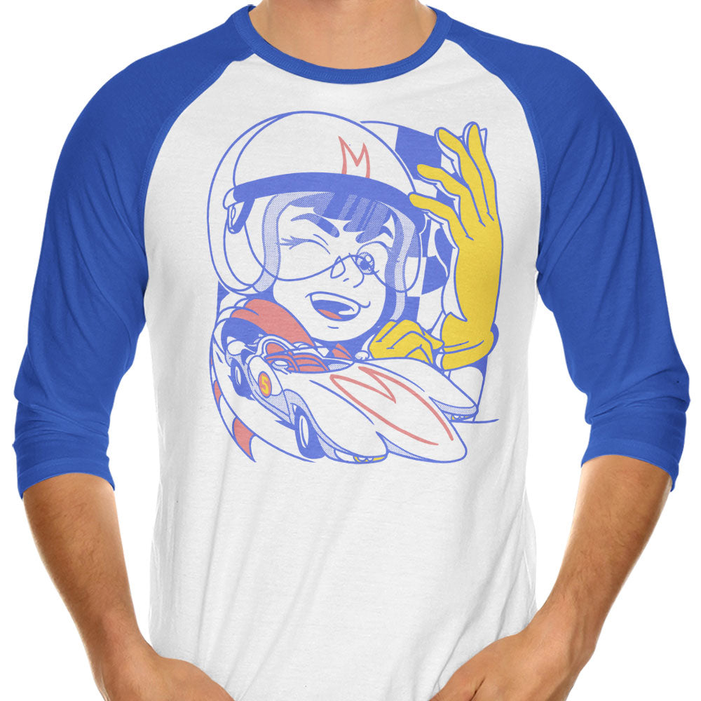 Go Speed, 3/4 Sleeve Raglan - Adult & Kids T-Shirts, Sweatshirts & Hoodies apparel design preview 1