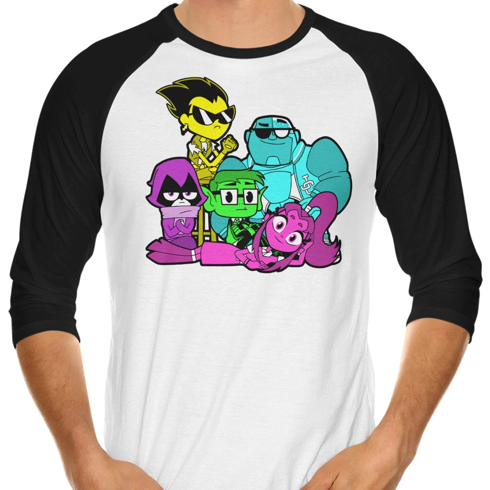 Go Teens Club 3/4 Sleeve Raglan - Adult & Kids T-Shirts, Sweatshirts & Hoodies apparel design preview 1