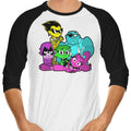 Go Teens Club 3/4 Sleeve Raglan - Adult & Kids T-Shirts, Sweatshirts & Hoodies apparel design preview 1