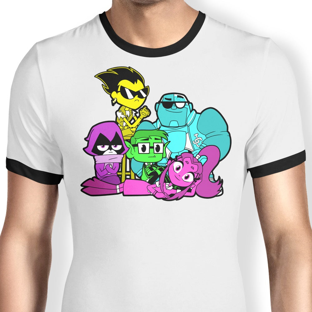 Go Teens Club Ringer - Adult & Kids T-Shirts, Sweatshirts & Hoodies apparel design preview 1