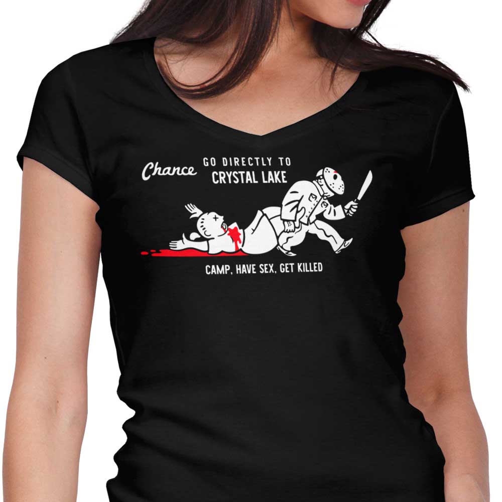 Go to Camp Women's V-Neck - Adult & Kids T-Shirts, Sweatshirts & Hoodies apparel design preview 1