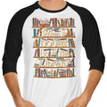 Go to the Library 3/4 Sleeve Raglan - Adult & Kids T-Shirts, Sweatshirts & Hoodies apparel design preview 1