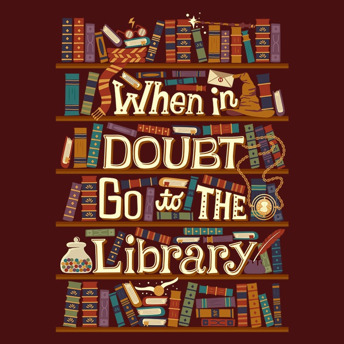 Go to the Library - Adult & Kids T-Shirts, Sweatshirts & Hoodies apparel design preview 2