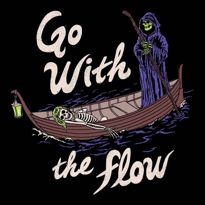 Go With the Flow Men's Apparel - Adult & Kids T-Shirts, Sweatshirts & Hoodies apparel design preview 2