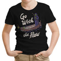 Go With the Flow Youth Apparel - Adult & Kids T-Shirts, Sweatshirts & Hoodies apparel design preview 1