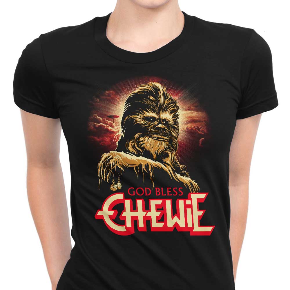God Bless Chewie Women's Apparel - Adult & Kids T-Shirts, Sweatshirts & Hoodies apparel design preview 1